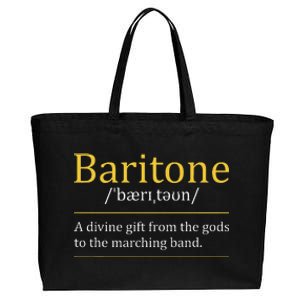 Baritone Euphonium Marching Bandmaster Music Enthusiast Cotton Canvas Jumbo Tote