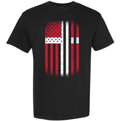 Vintage Denmark Flag Garment-Dyed Heavyweight T-Shirt