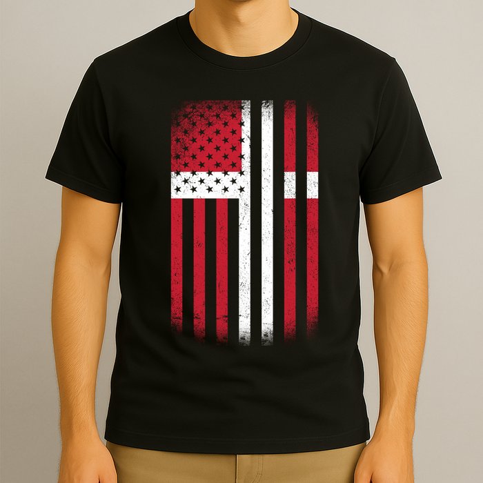 Vintage Denmark Flag T-Shirt