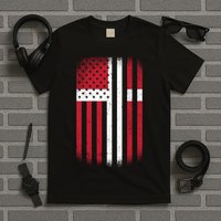 Vintage Denmark Flag T-Shirt