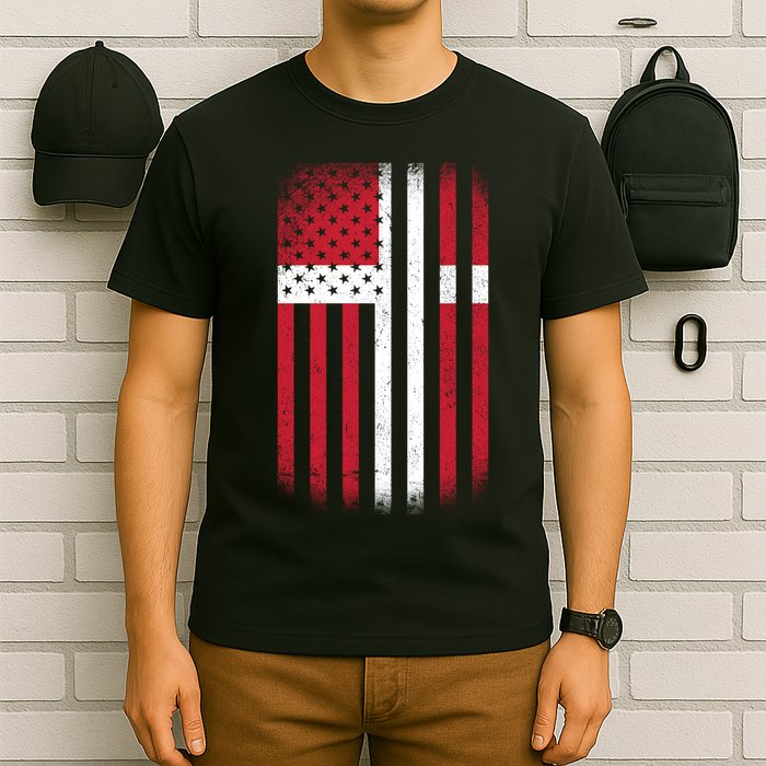 Vintage Denmark Flag T-Shirt
