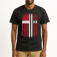 Vintage Denmark Flag Tall T-Shirt