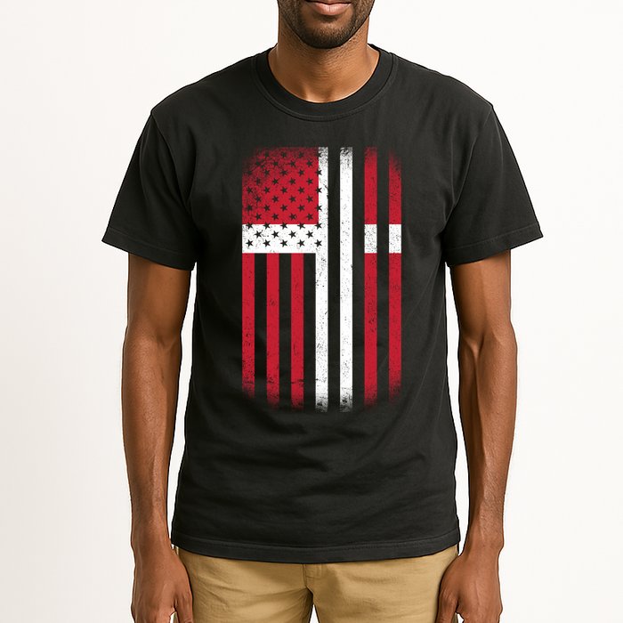 Vintage Denmark Flag Tall T-Shirt