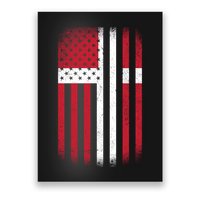 Vintage Denmark Flag Poster