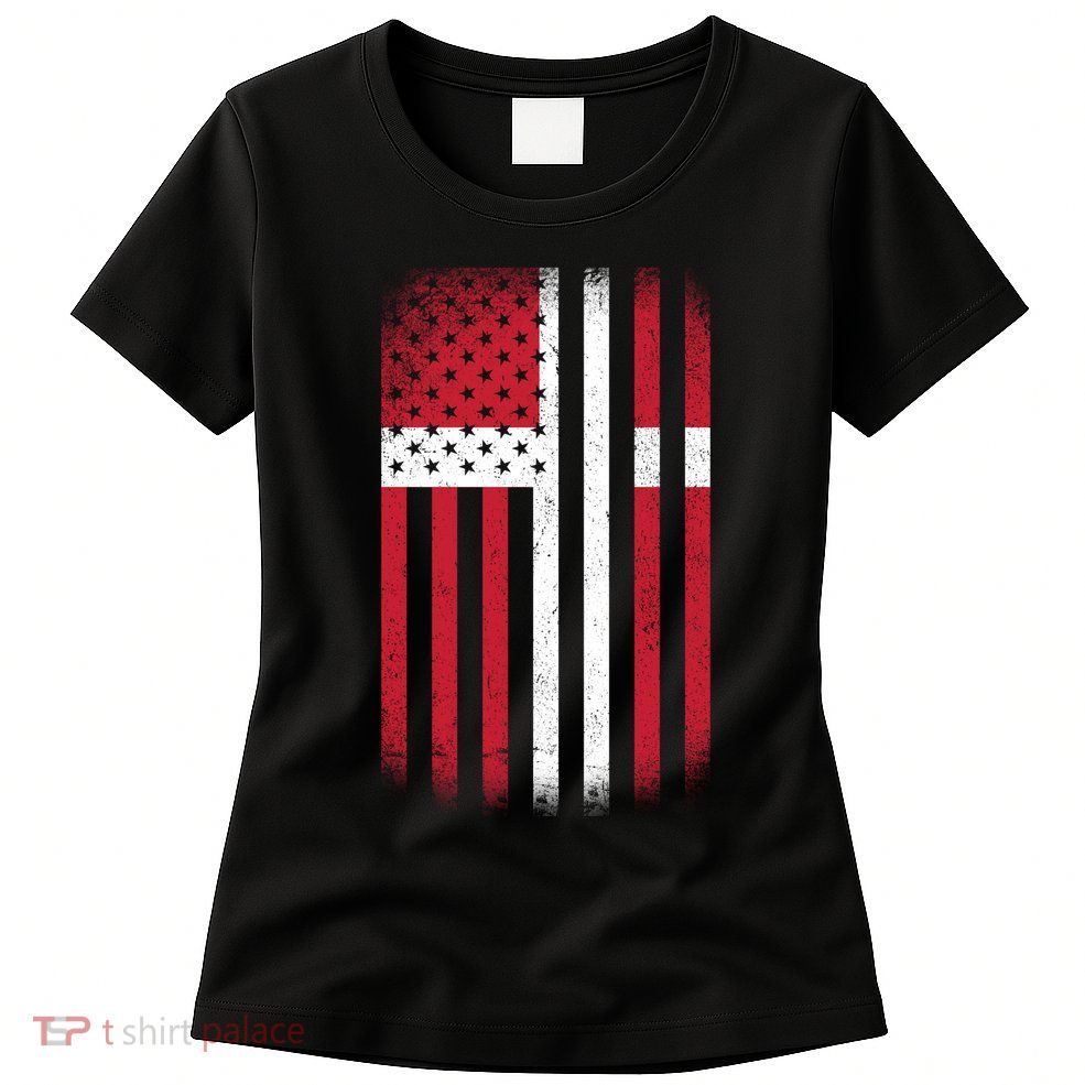 Vintage Denmark Flag Women's T-Shirt