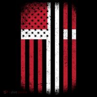 Vintage Denmark Flag Kids T-Shirt