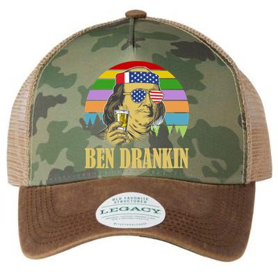 Ben Drankin 4th of July Legacy Tie Dye Trucker Hat
