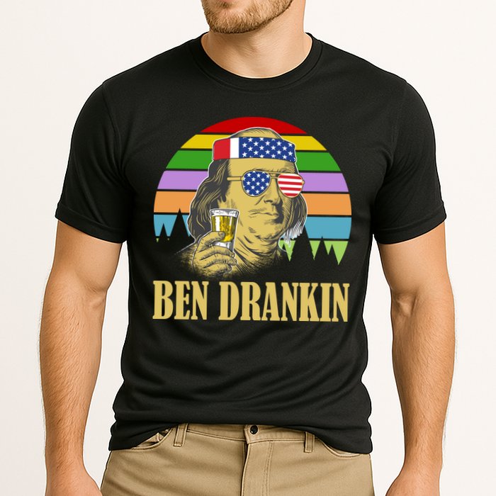 Ben Drankin 4th of July Cooling Performance Crew T-Shirt