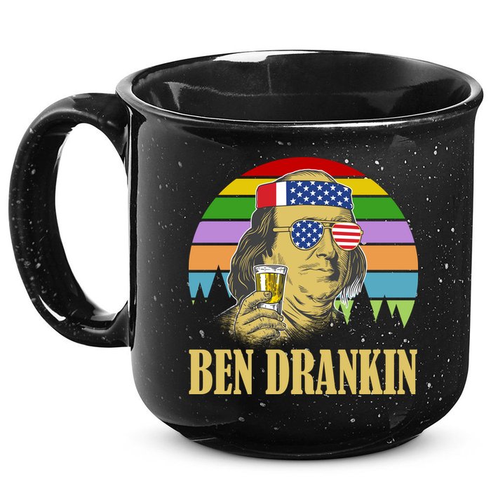 Ben Drankin 4th of July 15oz Campfire Ceramic Mug