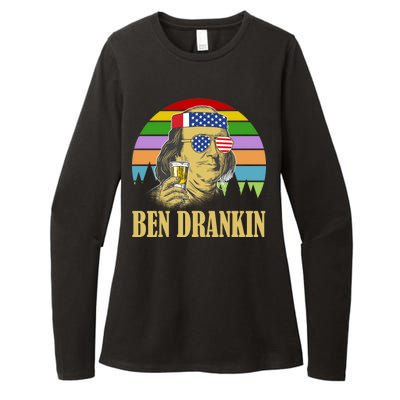 Ben Drankin 4th of July Womens CVC Long Sleeve Shirt