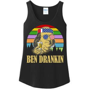 Ben Drankin 4th of July Ladies Essential Tank