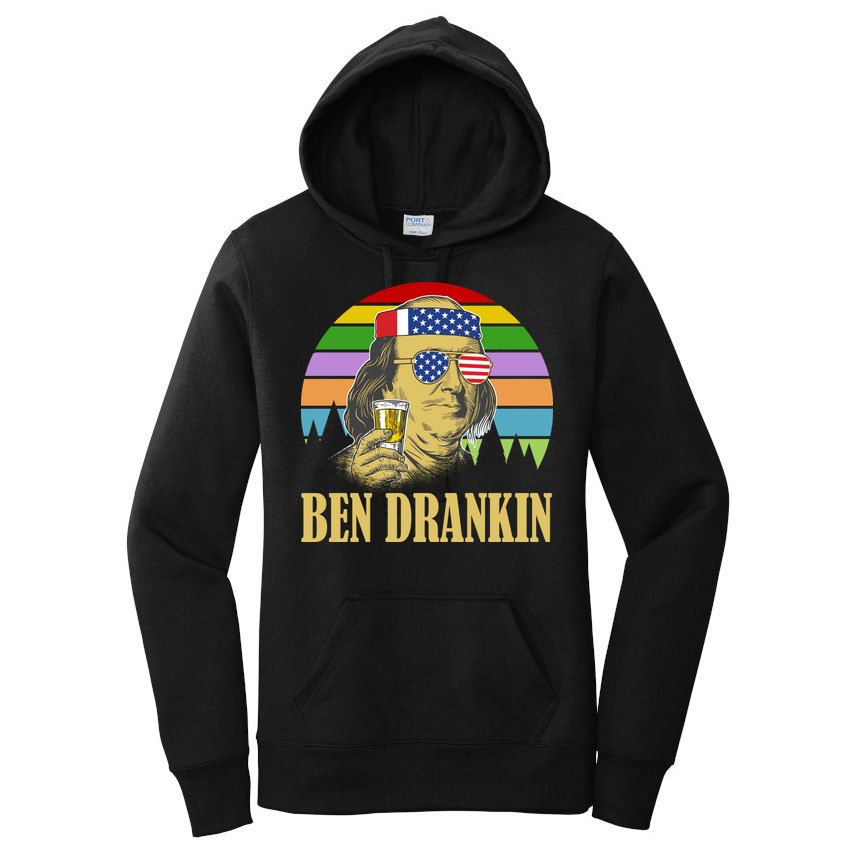 Ben Drankin 4th of July Women's Pullover Hoodie