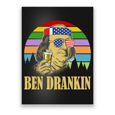 Ben Drankin 4th of July Poster