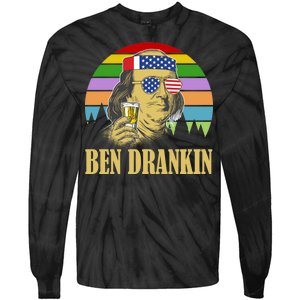 Ben Drankin 4th of July Tie-Dye Long Sleeve Shirt