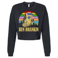 Ben Drankin 4th of July Cropped Pullover Crew
