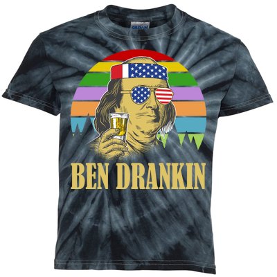 Ben Drankin 4th of July Kids Tie-Dye T-Shirt