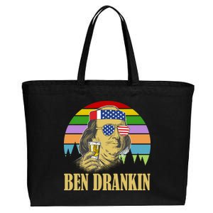 Ben Drankin 4th of July Cotton Canvas Jumbo Tote