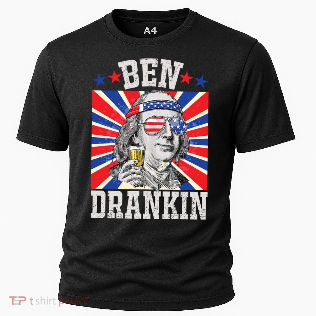 Ben Drankin 4th Of July Patriotic America Performance Shirt