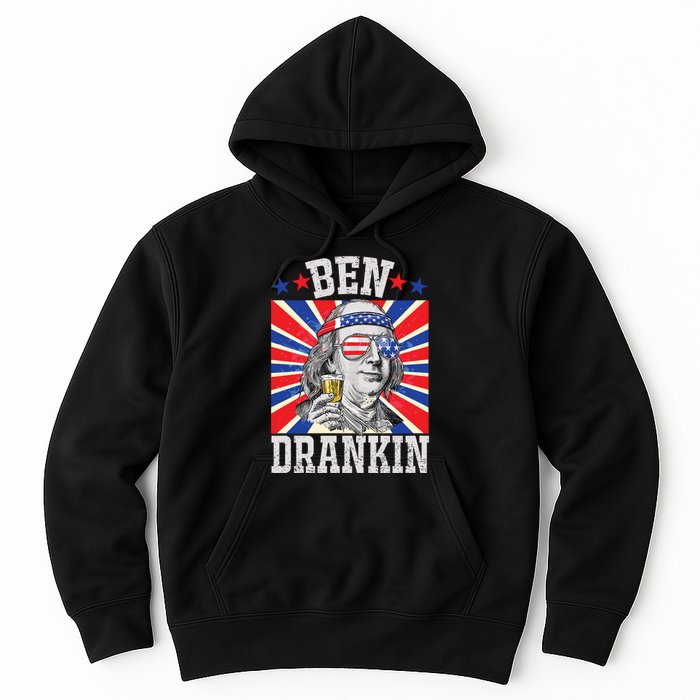 Ben Drankin 4th Of July Patriotic America Hoodie