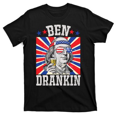 Ben Drankin 4th Of July Patriotic America T-Shirt