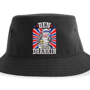 Ben Drankin 4th Of July Patriotic America Sustainable Bucket Hat