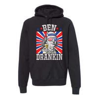 Ben Drankin 4th Of July Patriotic America Premium Hoodie