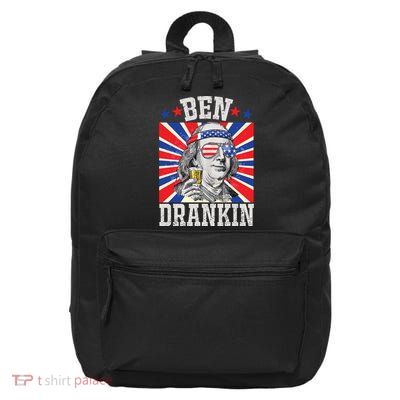 Ben Drankin 4th Of July Patriotic America 16 in Basic Backpack