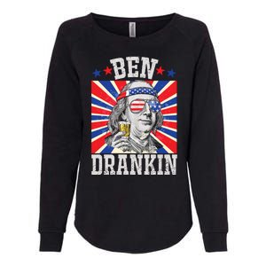 Ben Drankin 4th Of July Patriotic America Womens California Wash Sweatshirt