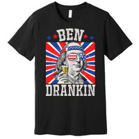 Ben Drankin 4th Of July Patriotic America Premium T-Shirt