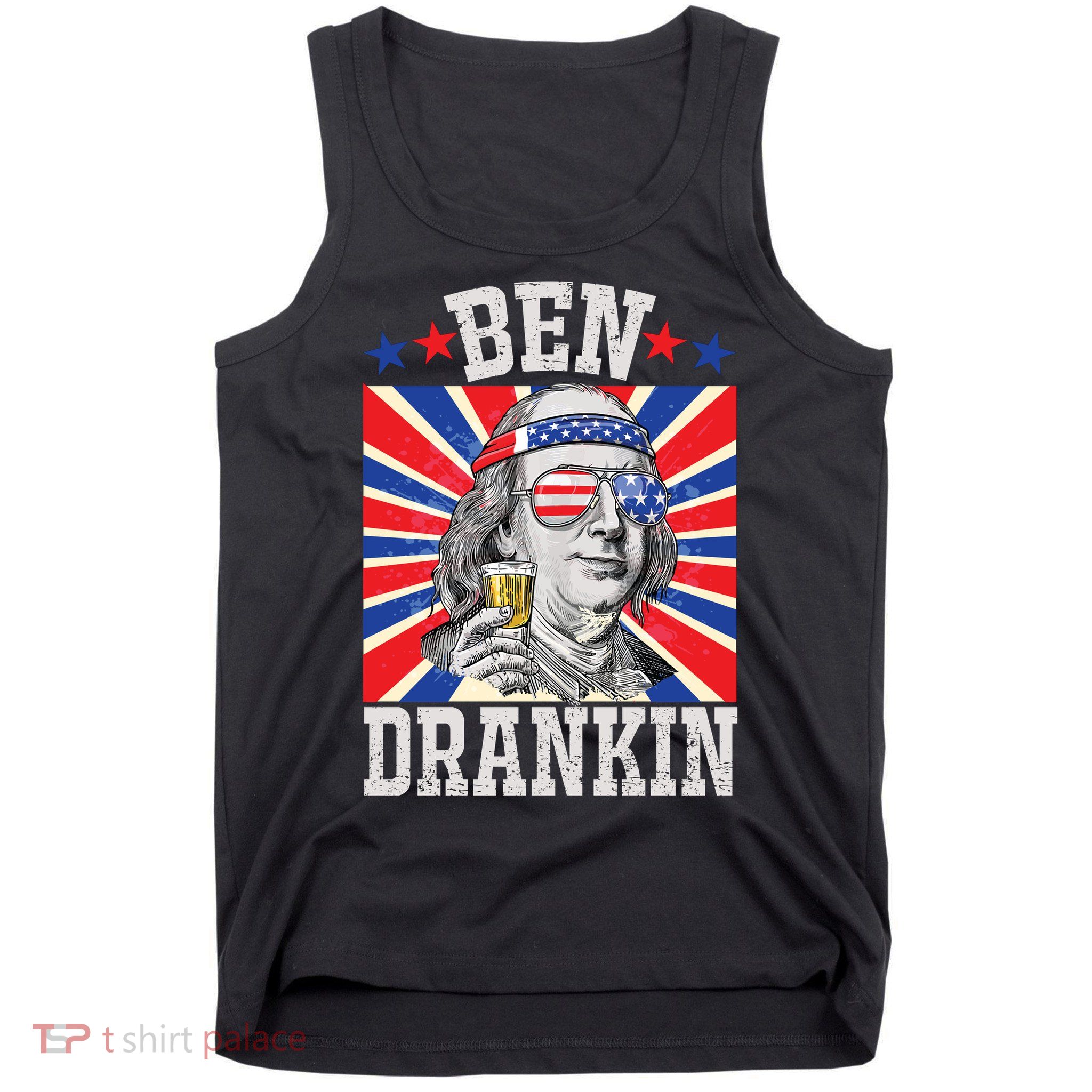 Ben Drankin 4th Of July Patriotic America Tank Top