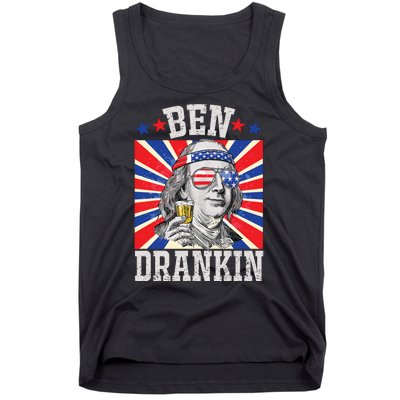 Ben Drankin 4th Of July Patriotic America Tank Top