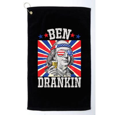 Ben Drankin 4th Of July Patriotic America Platinum Collection Golf Towel