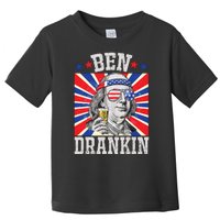 Ben Drankin 4th Of July Patriotic America Toddler T-Shirt