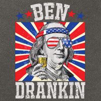 Ben Drankin 4th Of July Patriotic America Cotton Canvas Backpack