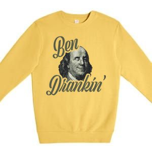 Ben Drankin Benjamin Franklin Premium Crewneck Sweatshirt