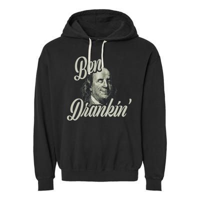 Ben Drankin Benjamin Franklin Garment-Dyed Fleece Hoodie