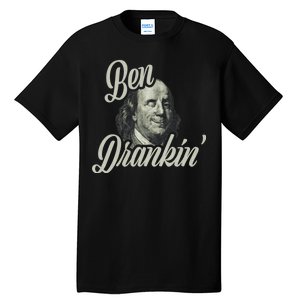 Ben Drankin Benjamin Franklin Tall T-Shirt