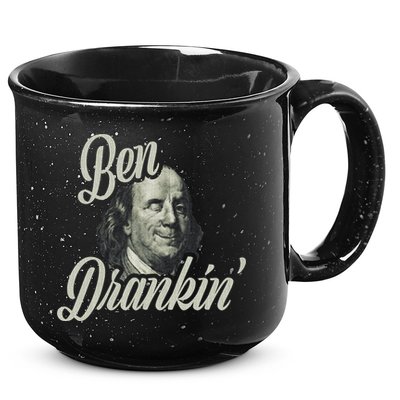 Ben Drankin Benjamin Franklin 15oz Campfire Ceramic Mug
