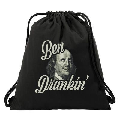 Ben Drankin Benjamin Franklin Drawstring Bag