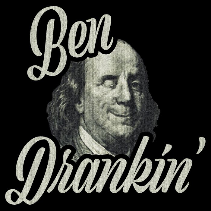 Ben Drankin Benjamin Franklin Drawstring Bag