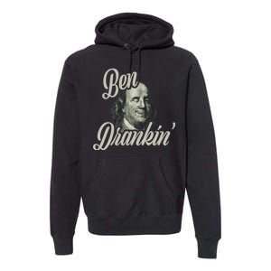 Ben Drankin Benjamin Franklin Premium Hoodie