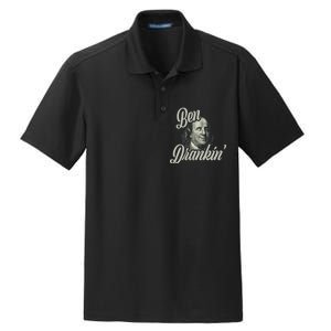 Ben Drankin Benjamin Franklin Dry Zone Grid Polo