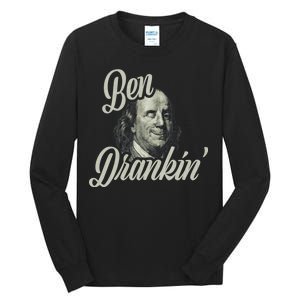 Ben Drankin Benjamin Franklin Tall Long Sleeve T-Shirt