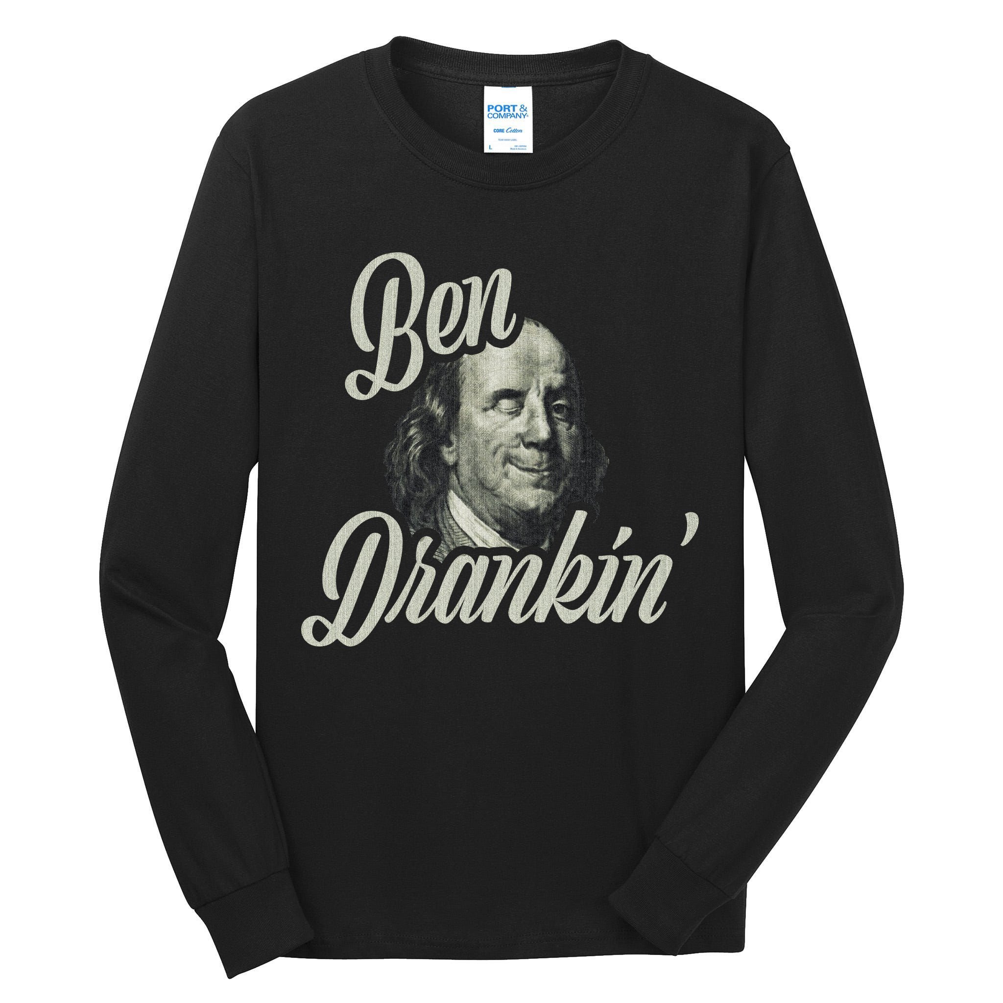 Ben Drankin Benjamin Franklin Tall Long Sleeve T-Shirt