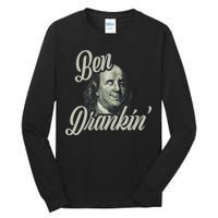 Ben Drankin Benjamin Franklin Tall Long Sleeve T-Shirt