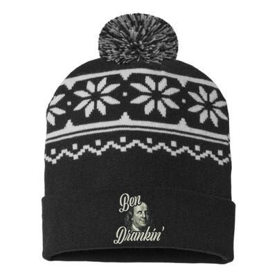 Ben Drankin Benjamin Franklin USA-Made Snowflake Beanie