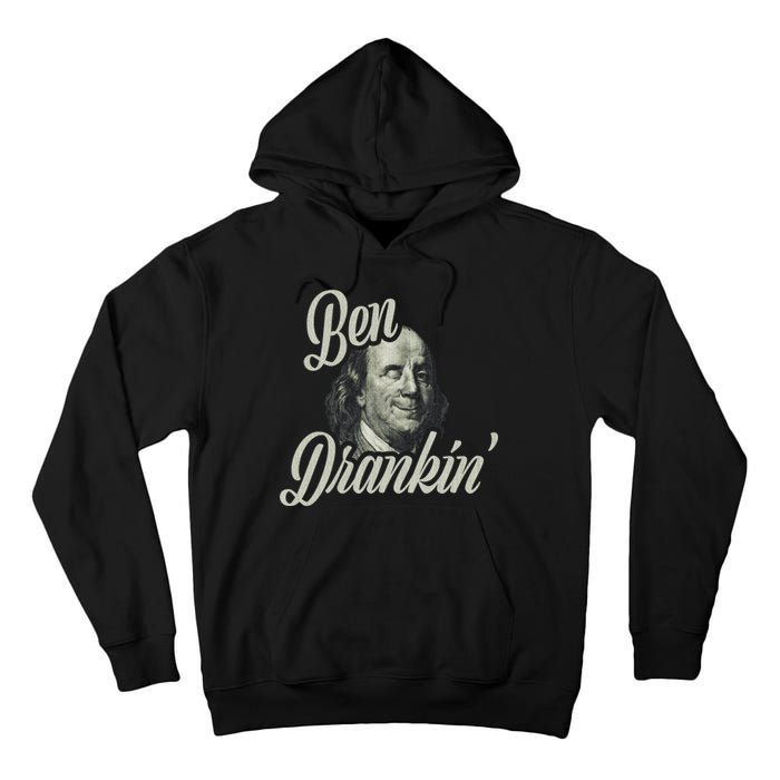 Ben Drankin Benjamin Franklin Tall Hoodie