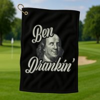 Ben Drankin Benjamin Franklin Golf Towel