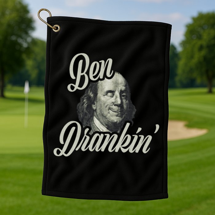 Ben Drankin Benjamin Franklin Golf Towel