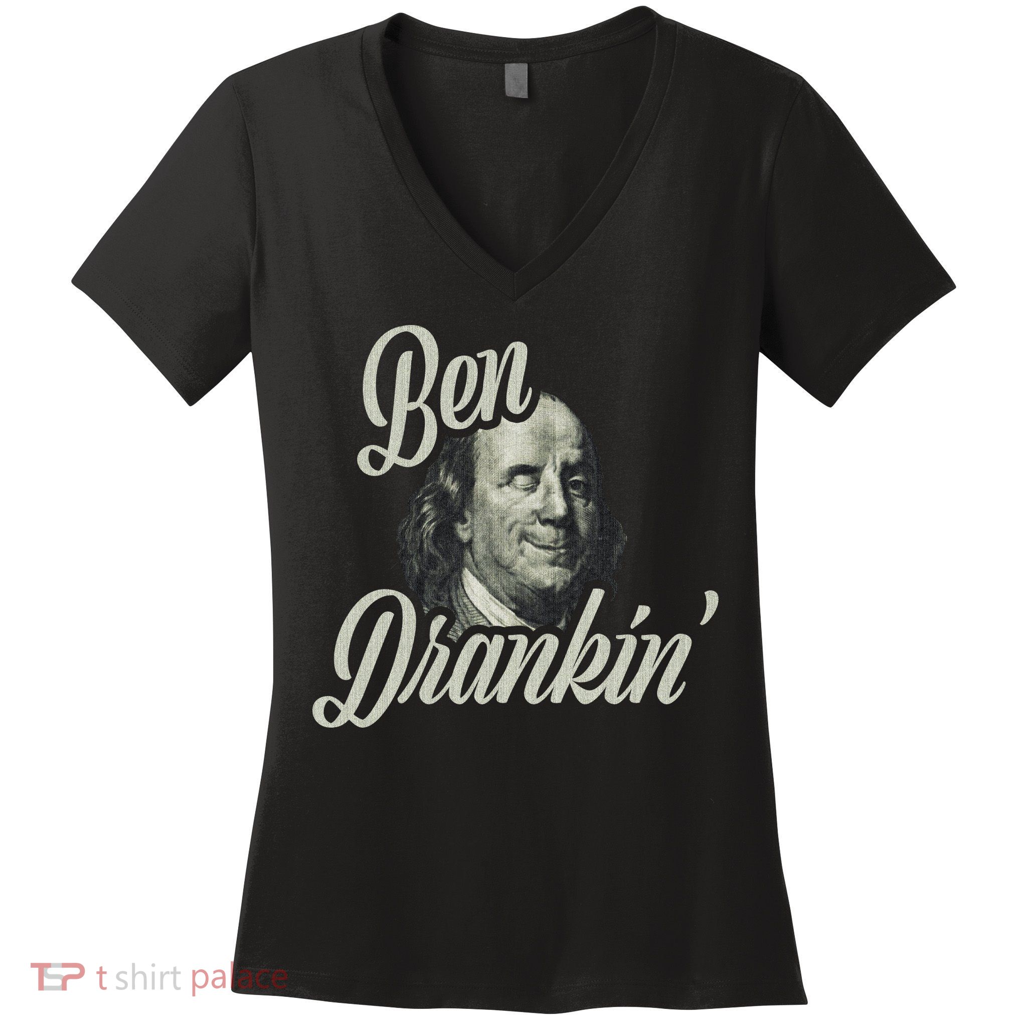 Ben Drankin Benjamin Franklin Women's V-Neck T-Shirt